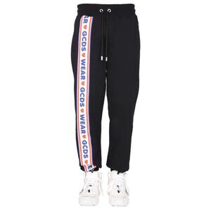 Gcds Men Jogging Pants With "Cute Tape" Logo Band